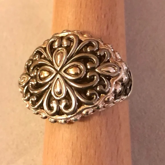 VGUC JAi by John Hardy Sterling & 14K Ring, SZ 9 - Picture 4 of 14